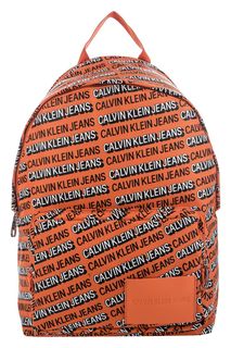Текстильный рюкзак с логотипом бренда Calvin Klein Jeans