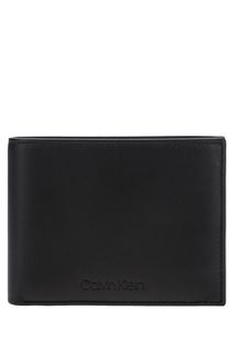 Портмоне из гладкой кожи черного цвета Calvin Klein Jeans