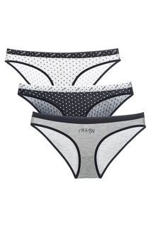Комплект из трех хлопковых трусов-слипов U.S. Polo Assn Underwear