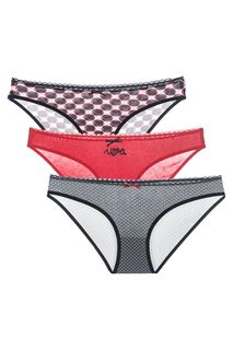 Комплект из трех хлопковых трусов-слипов U.S. Polo Assn Underwear
