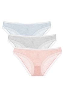 Комплект из трех трусов-слипов с кружевной отделкой U.S. Polo Assn Underwear