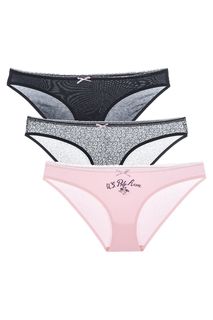 Комплект из трех трусов-слипов из хлопка U.S. Polo Assn Underwear