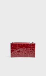 Stradivarius Базовый Лакированный Кошелек Женская Коллекция Красный 103
