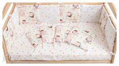 Бортик из подушечек Крошка Я Совы, белый