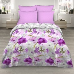 Комплект постельного белья Василиса Лиловая дымка двуспальный