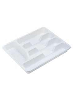 Лоток для столовых приборов ElfPlast, малый, белый