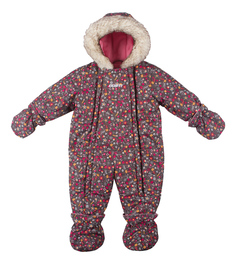 Комбинезон Gusti с цветочками charcoal р.68