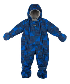Комбинезон Gusti с треугольниками electric Blue р.68