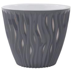 Горшок Вдохновение 4,5л серый КШ7937 No Brand