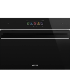 Встраиваемый электрический духовой шкаф Smeg SF4606WMCNX Black