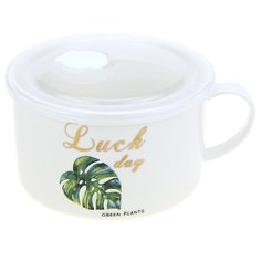 Супница фарфор "Лист" 900 мл. No Brand