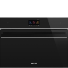 Встраиваемый электрический духовой шкаф Smeg SF4604WMCNX Black