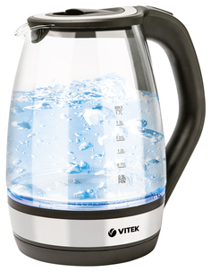Чайник электрический Vitek VT-7044 Black/Silver