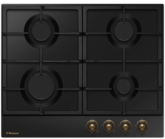 Встраиваемая варочная панель газовая Hansa BHGA630390 Black