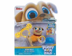 Игровой набор Disney Puppy Dog Pals Дружные мопсы Щенок Ролли с дрелью и шлемом