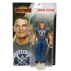 Подвижная фигурка Джон Сина (WWE Wrestlemania John Cena Action Figure) 15 см 20777 Mattel