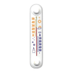 Термометр Оконный Тб-3-М1 Исп,11 (-50,+50), 20x4См, Липучка Стеклоприбор