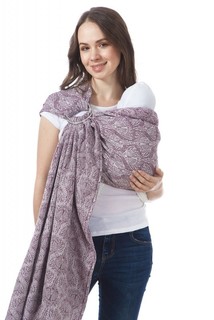 Слинг с кольцами Mums Era Флорал бордо