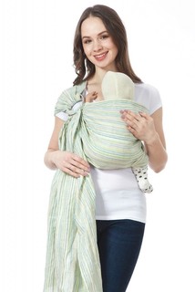 Слинг с кольцами Mums Era Лайн лайм