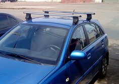 Багажник на крышу kia rio (2005-2011) хэтчбек(аэродинам.профиль дуги) 30.8486 атлант Atlant