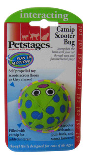 Игрушка для кошек PETSTAGES "Жук заводной" с кошачьей мятой