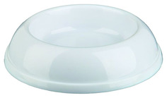 Одинарная миска для кошек и собак TRIXIE, пластик, белый, 0.25 л