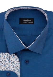Рубашка мужская CASINO c230/15/24F/Z/1 бирюзовая 42