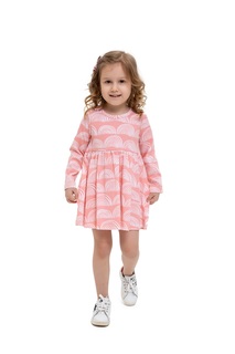 Платье с длинным рукавом Веселый малыш Радуга, р. 122