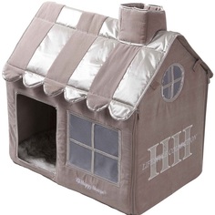 Домик для кошек Happy House CAT LIFESTYLE Вилла, серый, коричневый, 62x42x59см