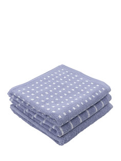 Набор махровых полотенец (3 шт) 40x60 см, лавандовый LUCKY 8325 D100039