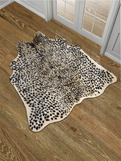 Коврик Леопард 94х100 см, коричневый/чёрный LUCKY 8282 M000068