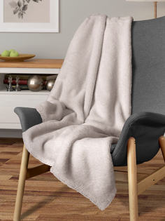 Плед плюшевый Тедди 150x200 см, молочный DeНАСТИЯ 8497 T040050 ДеНАСТИЯ