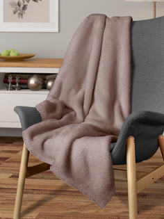 Плед плюшевый Тедди 150x200 см, коричневый DeНАСТИЯ 8498 T040051 ДеНАСТИЯ