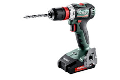 Дрель-шуруповерт METABO BS 18 L BL Q, 2Ач, с двумя аккумуляторами [602327500]