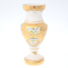 Ваза Bohemia лепка белая E-S 30 см