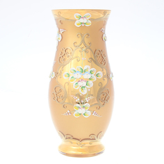 Ваза Bohemia лепка золотая E-S 30 см