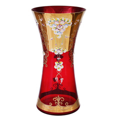 Ваза для цветов Bohemia Лепка гранат 40см