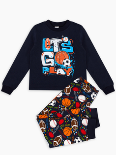 Пижама Веселый малыш Спортивные мячи, р. 134