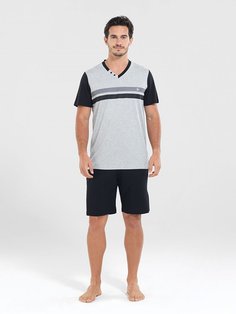 Комплект мужской BlackSpade BS30079 серый XXL