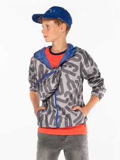 Ветровка для мальчиков Orby 100168 цв. серый, р.158