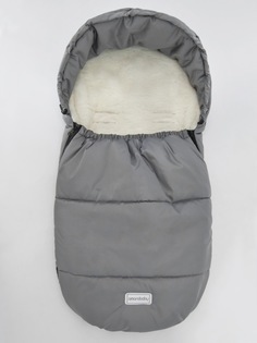 Конверт зимний меховой Amarobaby Snowy Baby Серый, 85 см