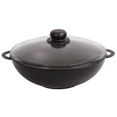 Сковорода Биол "WOK" d300мм стеклянная крышка (3003РС)