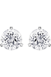 Серьги пусеты гвоздики Swarovski