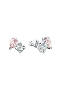 Серьги пусеты гвоздики Swarovski