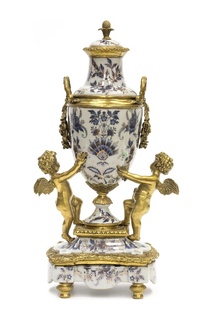 Часы с ангелами 30x17x56 см ГЛАСАР