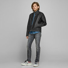 Кожаная куртка JACK&JONES JUNIOR