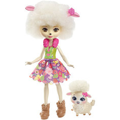 Кукла Enchantimals "Любимая зверюшка" Лорна Барашка и Флаг Mattel