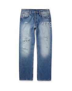 Джинсовые брюки Vetements