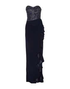 Длинное платье Badgley Mischka