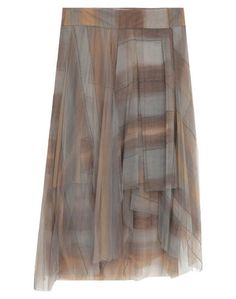 Юбка длиной 3/4 Brunello Cucinelli